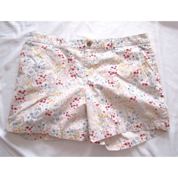 Women's Old Navy Floral Print Shorts Sz 12 (WP311) - Picture 1 of 9